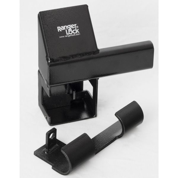 Ranger Lock Padlock Guard, Hardened Steel, Blk, 9"L - RDSC-00