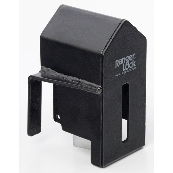 Ranger Lock Padlock Guard, Hardened Steel, Blk, 5"L - RGSE-0L