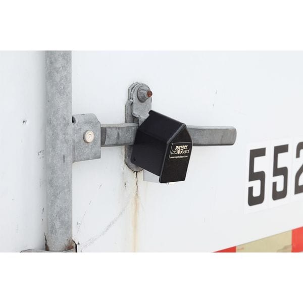 Ranger Lock Padlock Guard, Hardened Steel, Blk, 2-3/4"L - RGST-1L