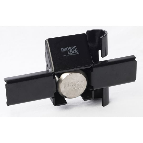 Ranger Lock Padlock Guard, Hardened Steel, Blk, 12"L - RDDC-HP