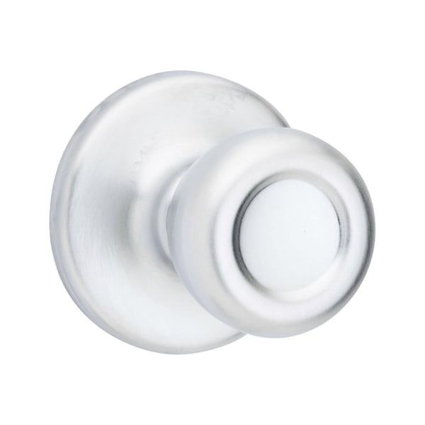 Kwikset Kwikset Tylo Satin Chrome Passage Door Knob Right or Left Handed - 92001-514