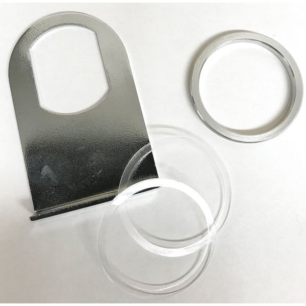 Delta Lock Cam, Polished chrome, 1 For Door Thickness, 0 Number of Keys, Alike Key Type - G CI1375 L BRACKET KIT