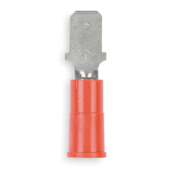 Desconexión macho 3M, Rojo, 22-18AWG, paquete de 100 - MVU18-187DMX