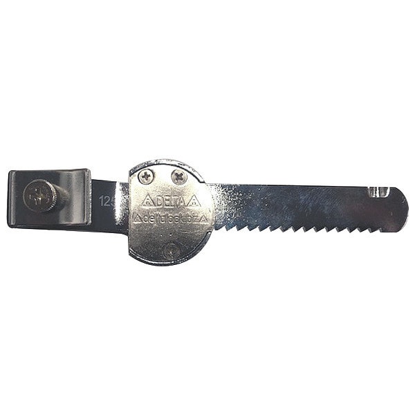 Delta Lock Sliding Door Lock, Polished chrome, 1/4 For Door Thickness, Keyed Alike Key Type - G RR1250R315PCSM1