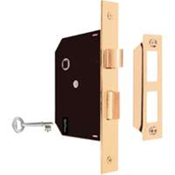 Prime-Line Prime Line Products E2294 Mortise Lock Assembly Keyed; Brass - 6886246