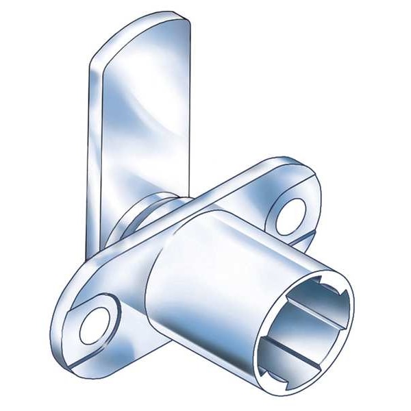 Compx Timberline Interchangeable Core Keyed Cam Lock, 3/4 in For Door Thickness, 0 Number of Keys, SFIC Key Type - C165CB