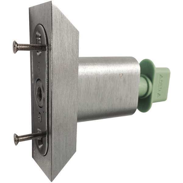 Delta Lock Sliding Door Lock, Satin Chrome, 1-3/4 For Door Thickness, SFIC Key Type - G085051