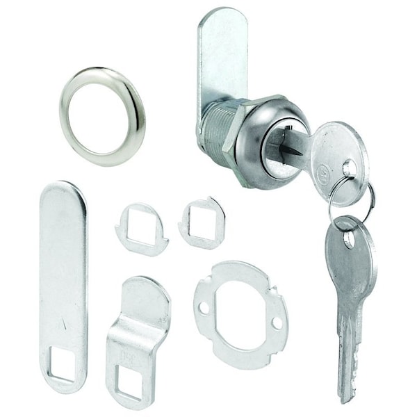 Defender Security Lock, Cam, Keyed Lock, Y11 Yale Keyway, Stainless Steel, Chrome - U 9941KA