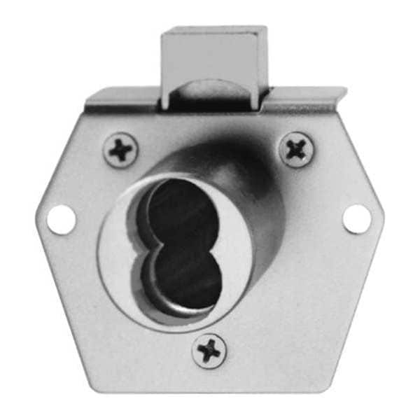 Best Interchangeable Core Cabinet and Drawer Dead Bolt Locks, Satin Chrome, 0 Number of Keys - 5L7RD2626