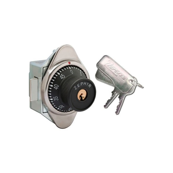 Zephyr Lock Llc Zephyr 1954ADA Built-In Combo Lock - ADA Compliant Spring Latch - 2 User Keys - 1954ADA