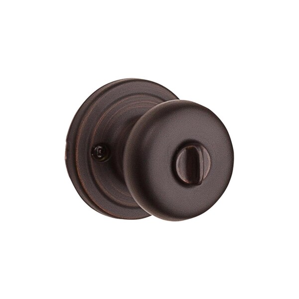 Kwikset Kwikset SmartKey Juno Venetian Bronze Entry Door Knob KW1 1-3/4 in. - 97402-737