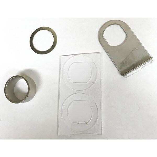 Delta Lock Disc Tumbler Keyed Cam Lock, Polished chrome, 1-1/8 For Door Thickness, 0 Number of Keys - G CR1125-G