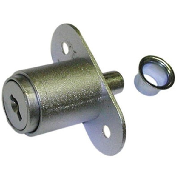 Tool Time Plunger Disc Tumbler Lock - Dull Chrome - TO312057