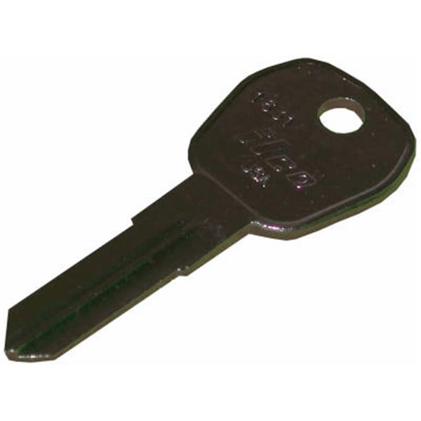 Dormakaba 1631 Cam Lock Key, Nickel Plated Brass, 10PK - 790276