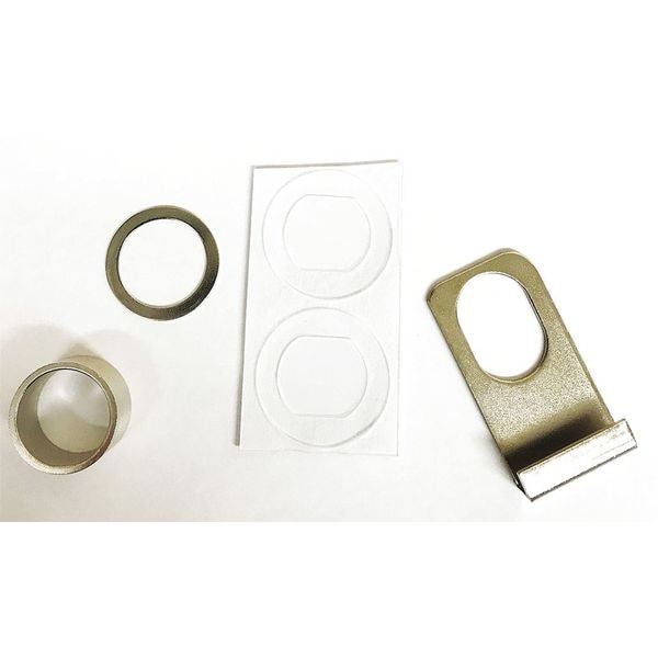 Delta Lock Disc Tumbler Keyed Cam Lock, Polished chrome, 3/16 For Door Thickness, 0 Number of Keys - G CR1125-GJ