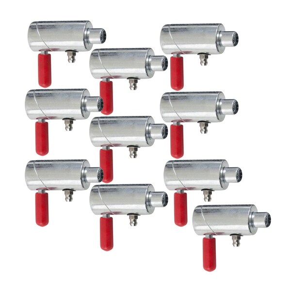Mytee Products 1/2in Spring Loaded Cam Lock for Wreckers Tow Truck Twist Lock Plunger Pin, 10PK - CAMLOCK12X10