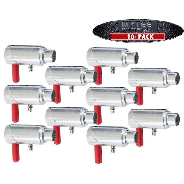 Mytee Products 1/2in Spring Loaded Cam Lock for Wreckers Tow Truck Twist Lock Plunger Pin, 10PK - CAMLOCK12X10