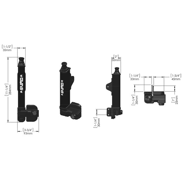 Lockey Lockey: SUMO Perimeter Gate Latch - LK-PGL-25