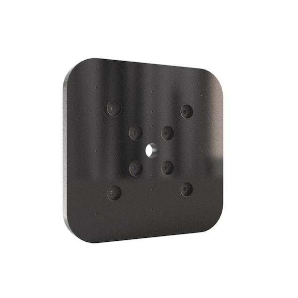 Pedestal Pro Buffer Plate, Black, 5 lb. - CS-ABP-1212