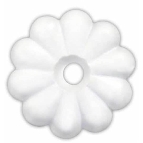 Jr Products JR PRODUCTS 20455 Plastic Rosettes White - J45-20455