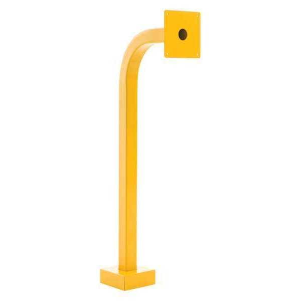 Pedestal Pro Curb Height Pedestal, 36"H, Yellow - 36-APD-YEL