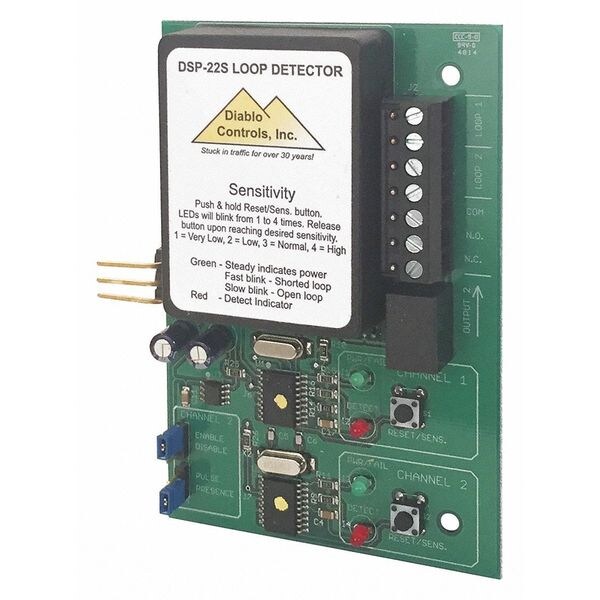 Diablo Controls Vehicle Detector, -35 deg. to 165 deg. F - DSP-22-2
