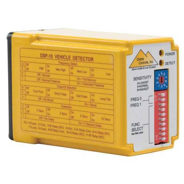 Diablo Controls Vehicle Detector, 11 Pin Plug-In, 1Channel - DSP-10 LV
