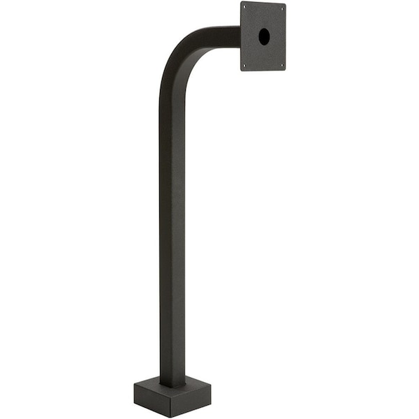 Pedestal Pro Gooseneck Pedestal, 36"H, Powder Coat - 36-APD-BLK