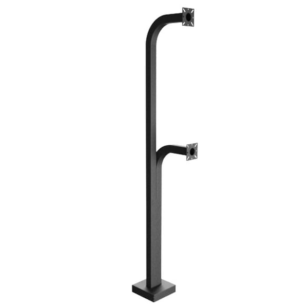 Pedestal Pro Dual Head Truck Pedestal, 72"H, 45 lb. - 72-9C-D