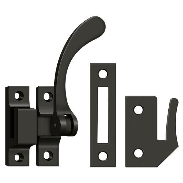 Deltana Window Lock, Casement Fastener, Reversible, 4-1/2" Oil Rubbed Bronze - CF450U10B