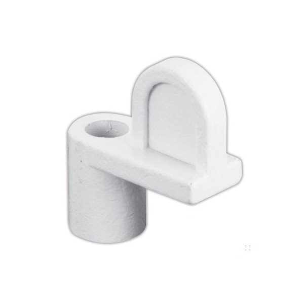 Prime-Line Diecast Zinc 3/8 in. Offset Window Screen Clip, White (8 Pack) - L 5787