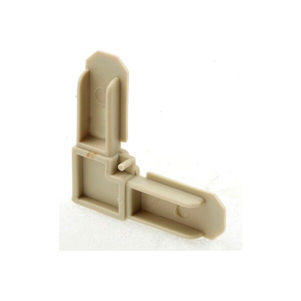 Prime-Line Prime-Line - Screen Frame Corner, 3/4in X 3/8in, Almond Plastic, 100 Pack - PL 14275