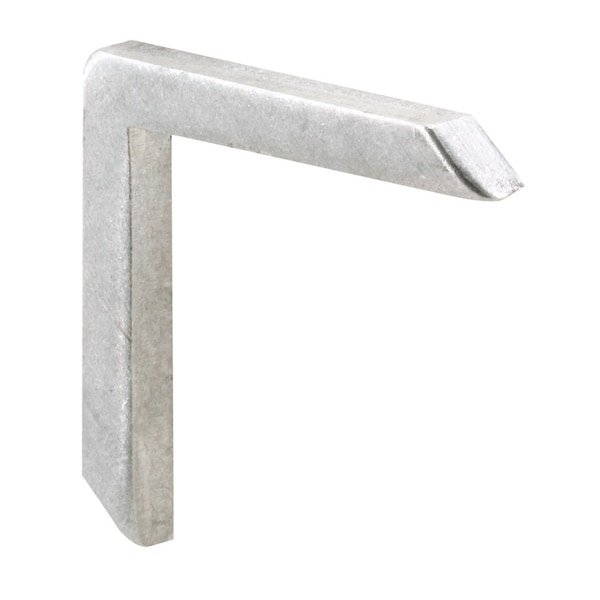 Prime-Line Prime-Line White Aluminum 3/16 in. W X 3/16 in. L Window Frame Corner 1 pk - PL15030