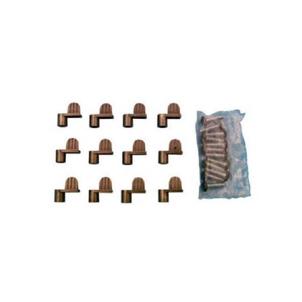 Prime-Line 12PK 516 BRZ Scr Clip - PL 7894