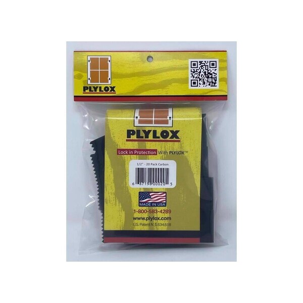 Plylox Window Clip Painted Black Spring Steel Painted - 87198