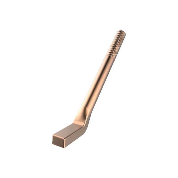 Tornillo de puesta a tierra de acero Burndy, calibre 6 AWG, 6.28 pulgadas - GSTUD14HY