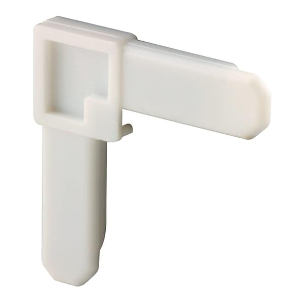 Prime-Line Prime-Line White Plastic 3/8 in. W X 3/4 in. L Screen Frame Corner 1 pk - PL14274