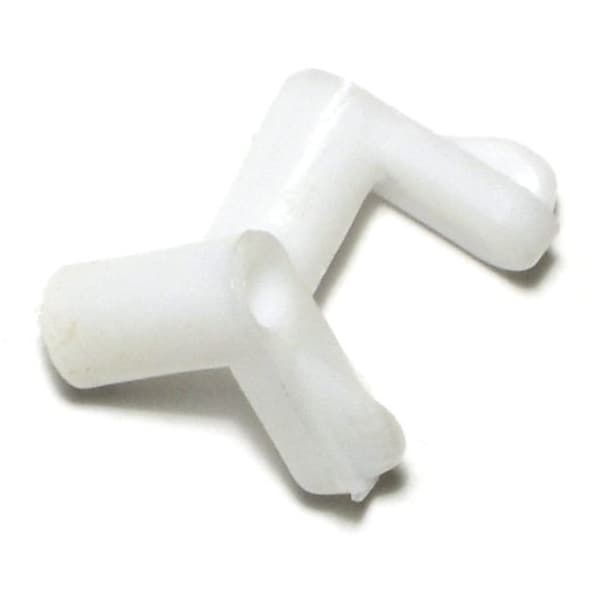 Midwest Fastener 7/16" Offset White Plastic Window Clips 25PK - 72028
