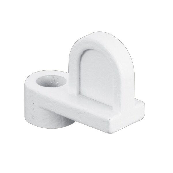 Prime-Line Diecast Zinc 1/16 in. Offset Window Screen Clip, White 8 Pack - L 5786