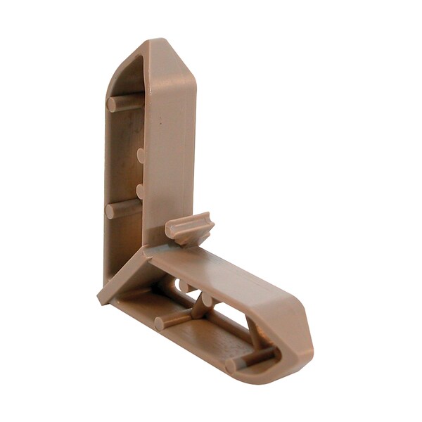 Prime-Line 3/4 in. x 7/16 in., Champagne Plastic, Miter Cut Screen Frame Corners 20 Pack - PL 15759