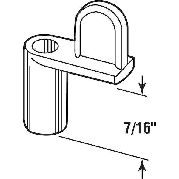 Prime-Line 7/16 in. Screen Clips with Screws 12 Pack - PL 7844