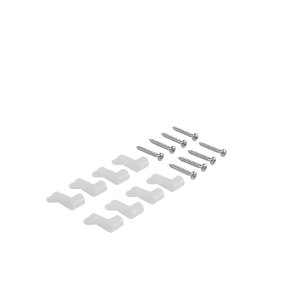 M-D Building Products M-D Building Products White Plastic Screen Frame Clip 8 pc - 14169