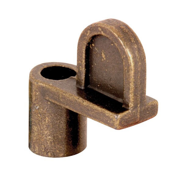 Prime-Line Diecast Zinc 5/16 in. Offset Window Screen Clip, Bronze 8 Pack - L 5832