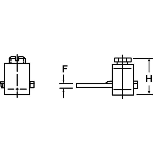 Conector mecánico Blackburn, Tangente Recto, de 2 a 8 AWG - STC0208
