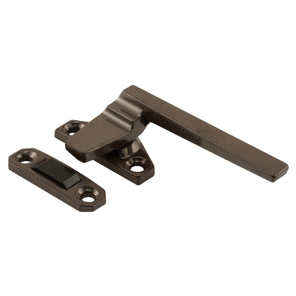 Prime-Line Right-Handed, Bronze, Casement Locking Handle with Offset Base Single Pack - H 3599
