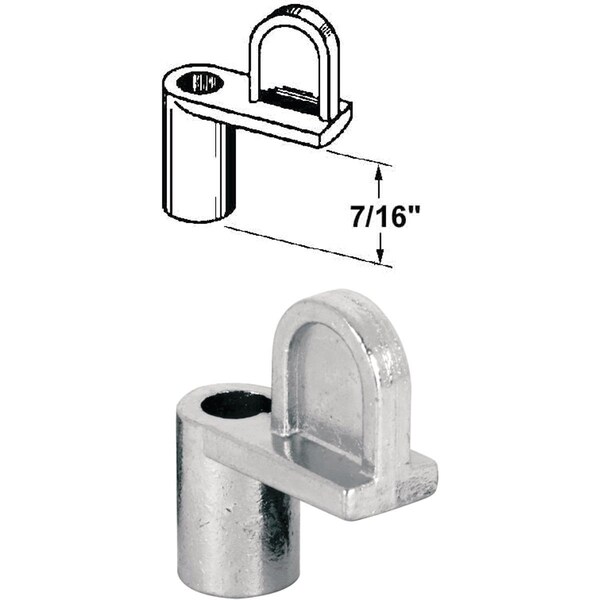 Prime-Line 7/16 In. Mill Swivel Die-cast Screen Clips With Screws, 12PK - PL7737