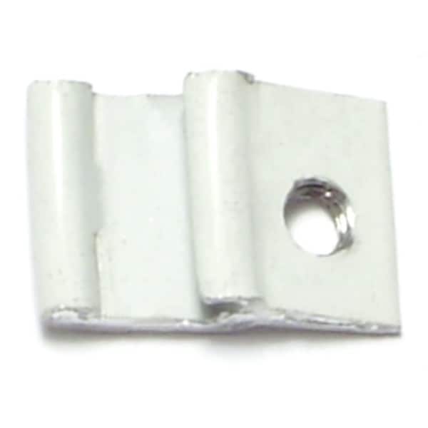 Midwest Fastener 1/2" Self-Locking White Aluminum Storm Door Clips 30PK - 66104