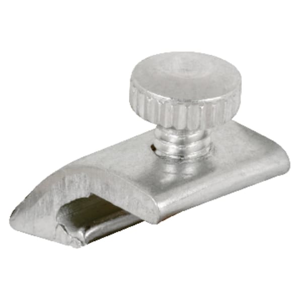 Prime-Line Prime-Line Mill Aluminum Storm Door Panel Clip For 1/2 inch 8 pk - PL7955