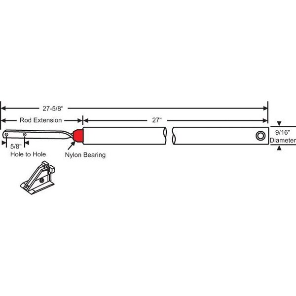 Strybuc 27in Red Spiral Balance - 72-P27RR-1