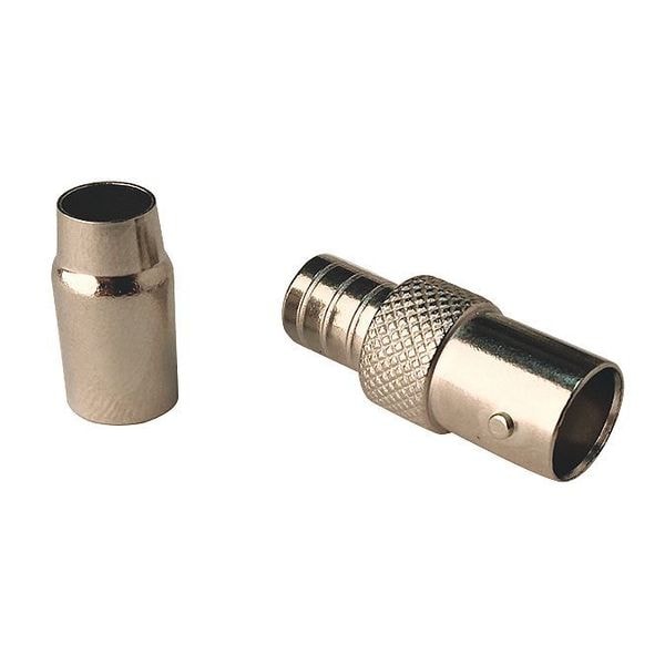 Conector de compresión coaxial Vitek, hembra BNC, paquete de 10 - VT-BNC-FRG610